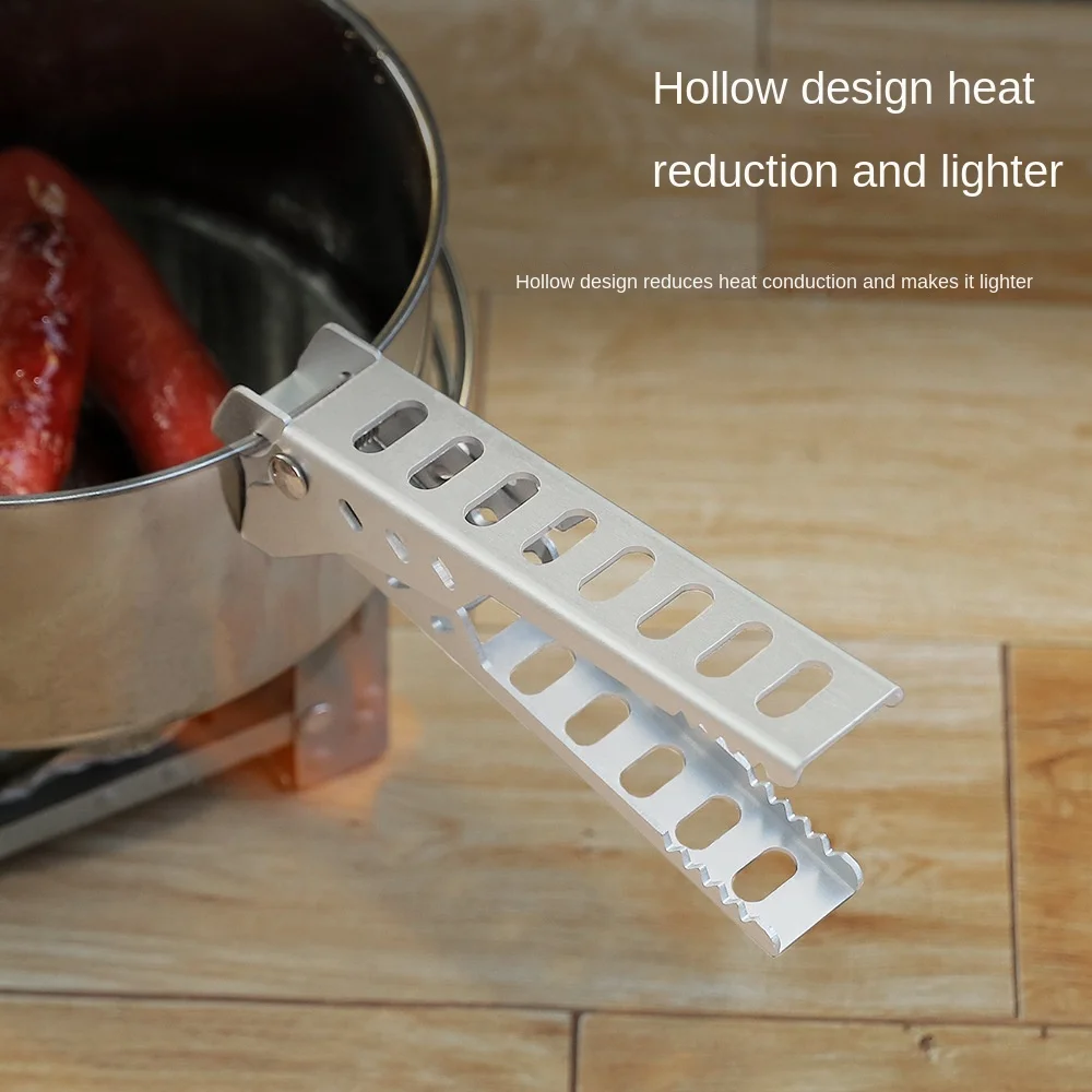 

Outdoor Picnic Anti-Scalding Pot Clip Tableware Accessories Barbecue Cake Clips Microwave Oven Meal Take Plate Food Clip