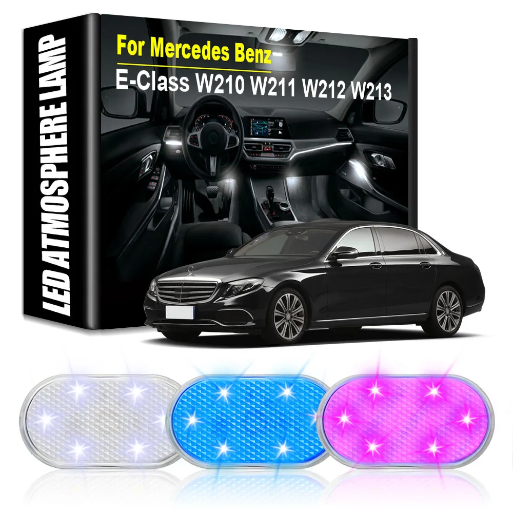 

Car LED Atmosphere Lights Car Rechargeable Touch Lamps Auto Goods Car Accessories for Mercedes Benz E-Class W210 W211 W212 W213