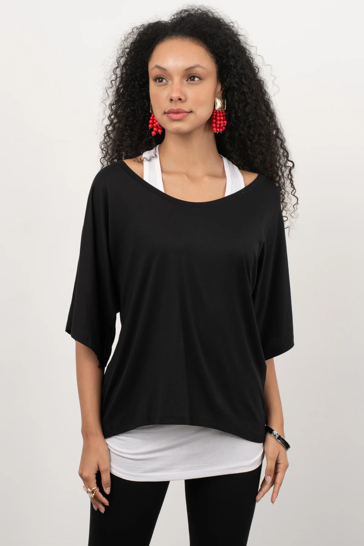 

Black Dual White The Athletes Temporary Shed blouse summer new season short-sleeve casual cut modern bady women blouse top clothing