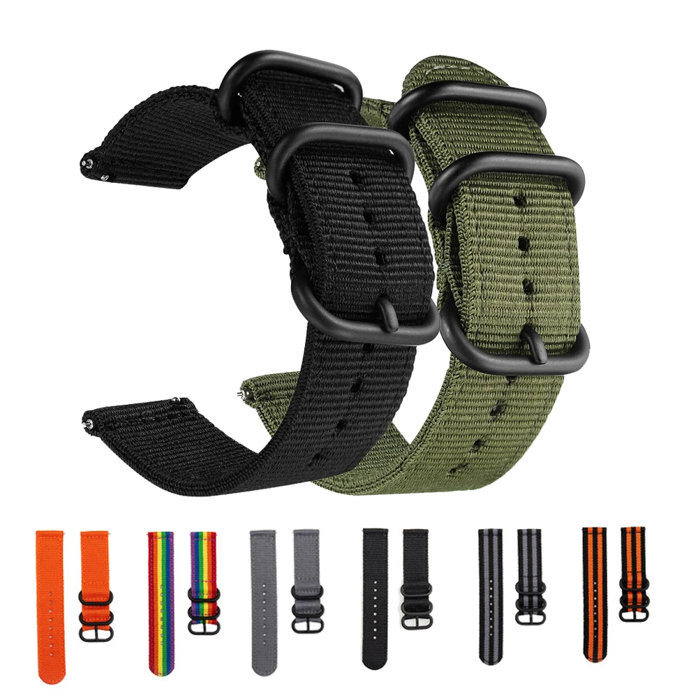 

Нейлоновый холщовый ремешок для наручных часов Garmin CAME 2 Plus, ремешок для наручных часов 18 мм, 20 мм, 22 мм, ремешок для наручных часов для Garmin CAME SQ ...