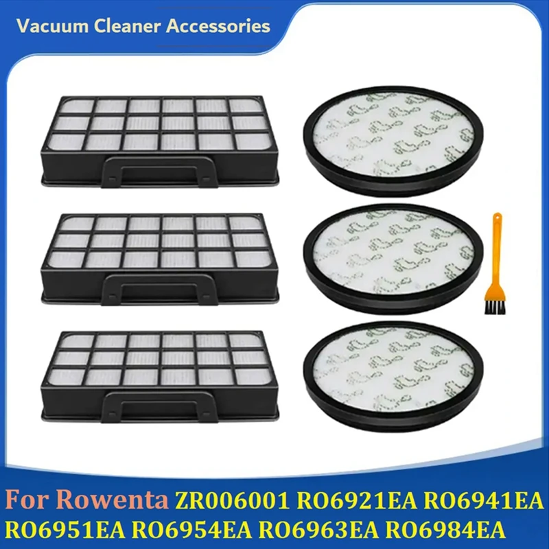 1 комплект фильтров для Rowenta ZR 006001 RO6921EA RO6941EA RO6951EA RO6954EA RO6963EA RO6984EA Запасные части