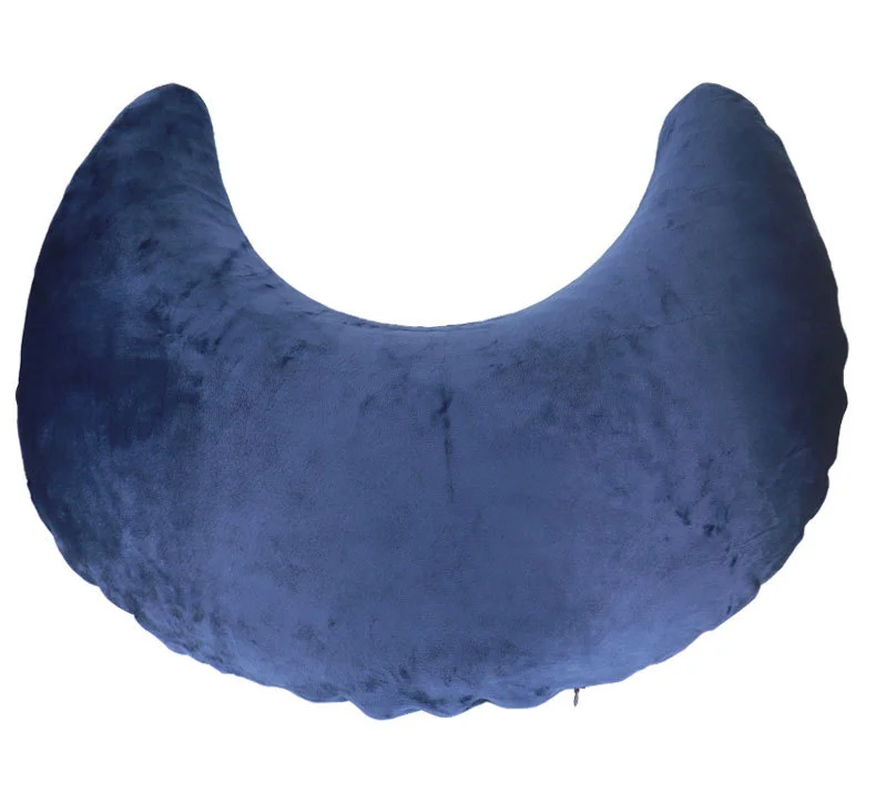 

U Shape Inflatable Pillow Fatigue Relief Plush Cushion Sleeping Resting Pillow