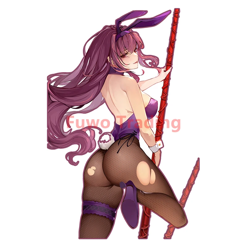 

Fuwo Trading Car Sticker Anime Cartoon Cute Girl Self-adhesive Car Sticker Waterproof Motorcycle Bumper Laptop Car Window PVC