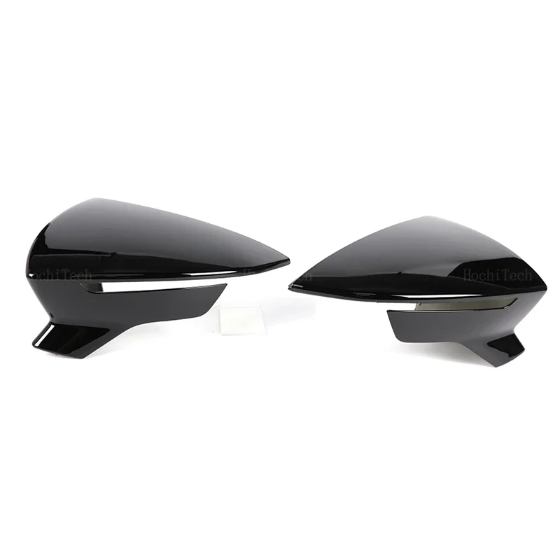 Глянцевые черные накладки на зеркала для Seat Leon 5F III, Ibiza 6F V, KJ1, Arona KJ7, с эффектом карбона, аксессуары для боковых зеркал заднего вида (art.: 3920dbcc83ff4) - 3920dbcc83ff4
