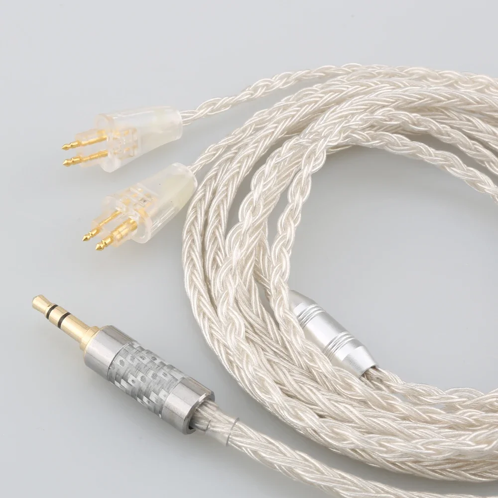 Высокое качество HiFi 16-ядерный OCC посеребренный кабель для наушников FOSTEX TH900 MKII MK2