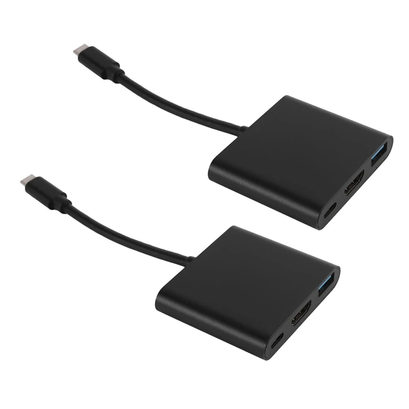 

2X HDMI USB C адаптер концентратора для Nintendo Switch, 1080P Type C к HDMI конвертер док-кабель для Nintendo Switch