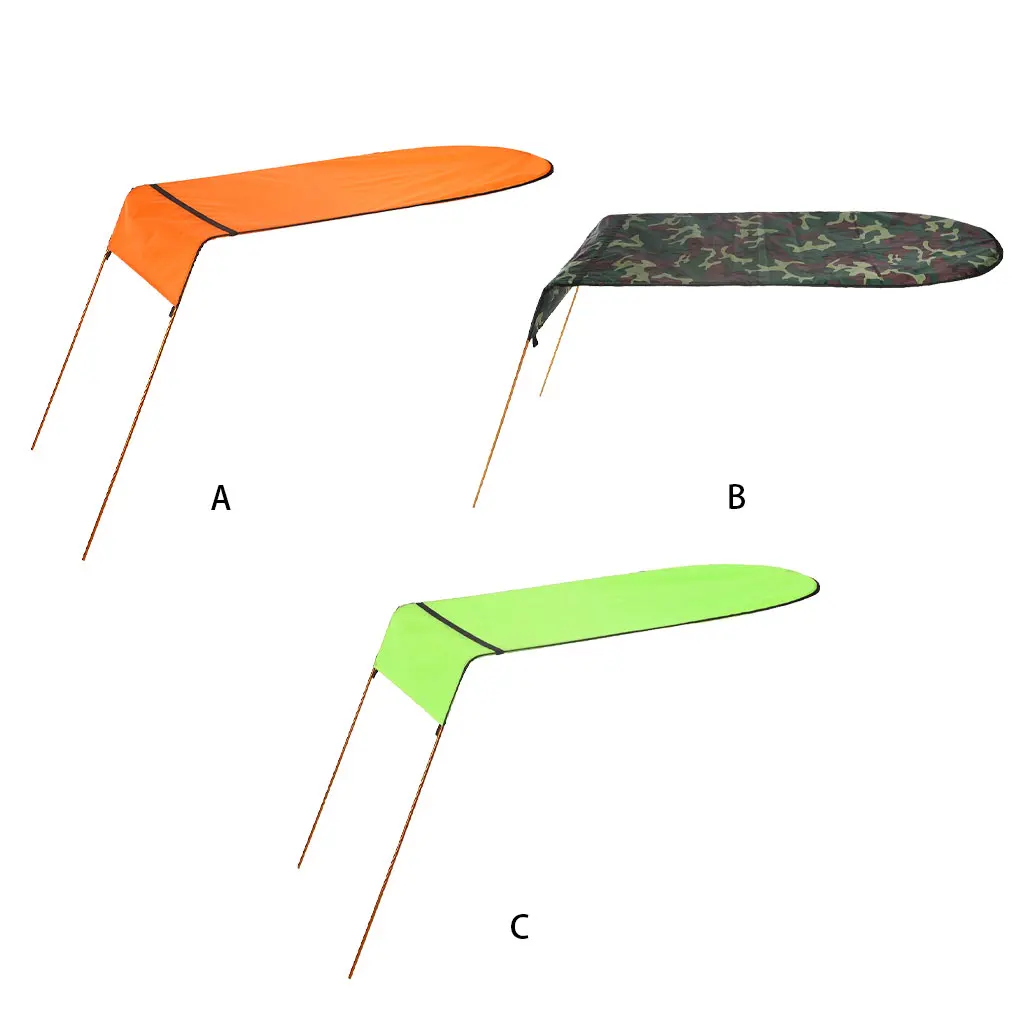 

Polyester Boat Sun Shade Universal Sunproof Coating Canoe Sunshade Outdoor Sport Boating Awning with Storage Bag