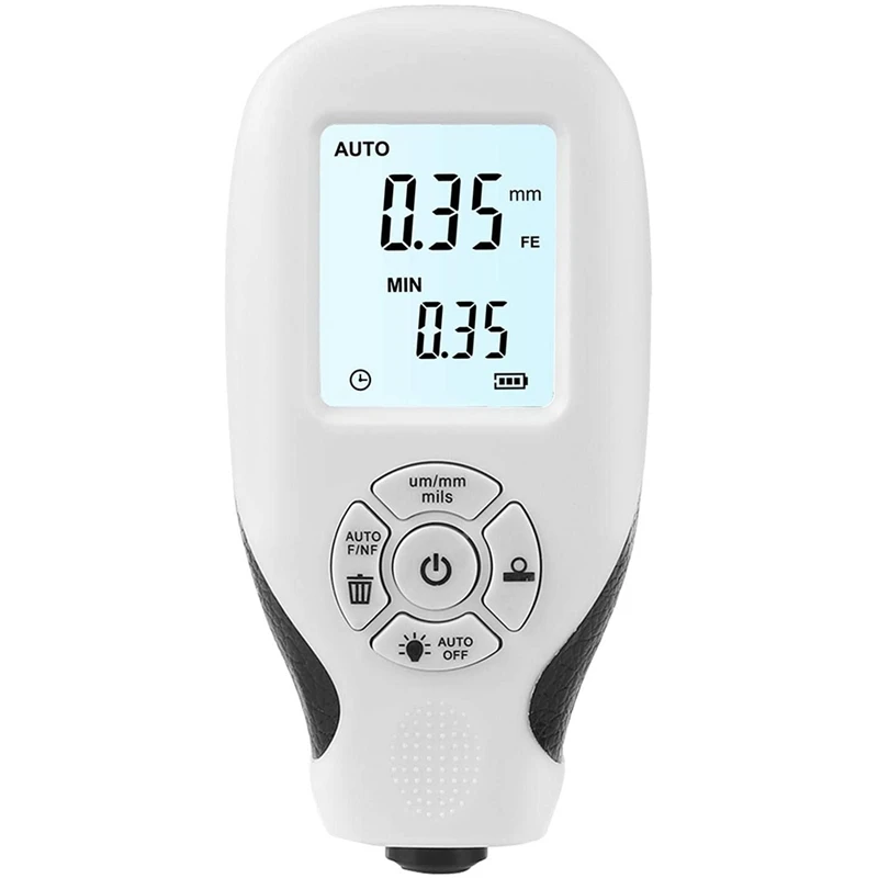 Измеритель толщины покрытия 0-2000UM Тестер пленки краски Инструменты для измерения