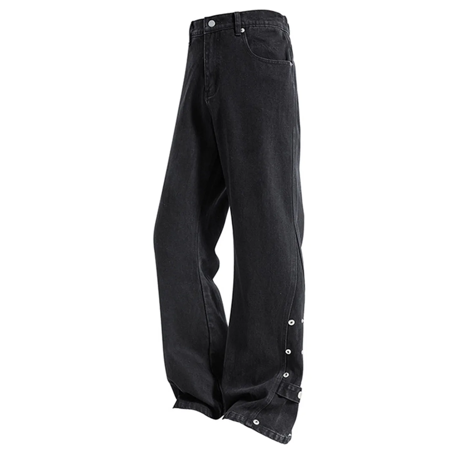 Мужские синие мешковатые джинсовые джинсы с карманами High Street свободные