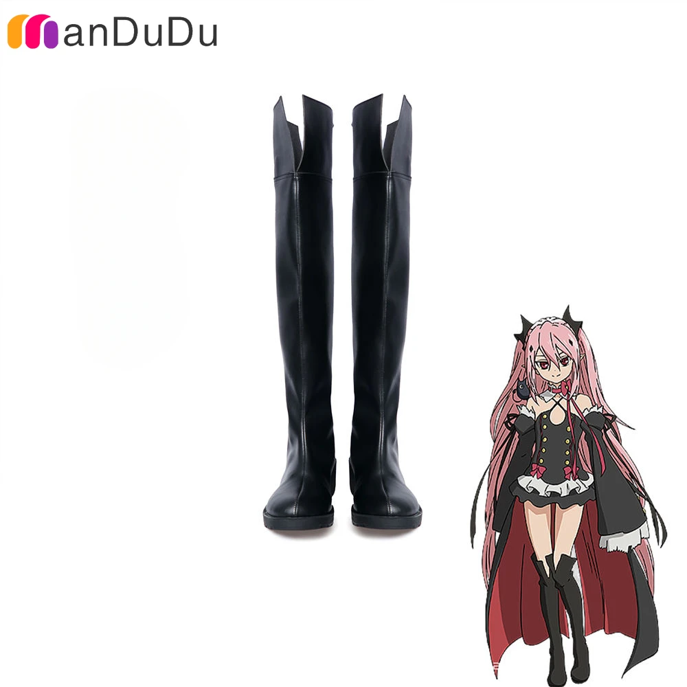 Сапоги для косплея Seraph of the End Krul Tepes комикс аниме Хэллоуин вечерние обувь