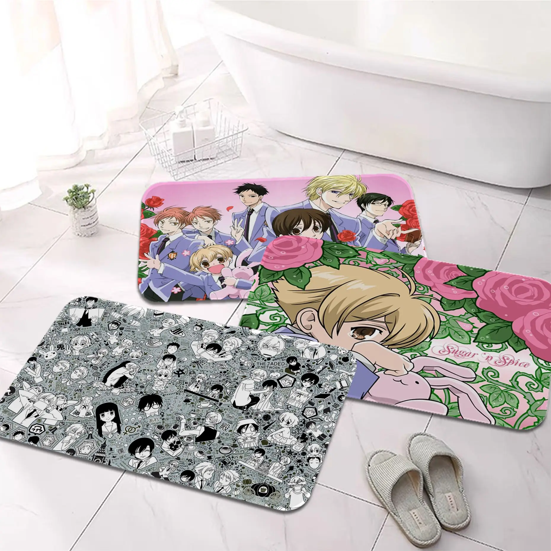 

Ouran High School Host Club Floor Carpet INS Style Soft Bedroom Floor House Laundry Room Mat Anti-skid Alfombra