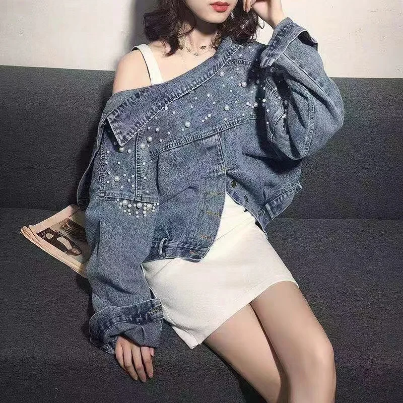 Дешевая оптовая продажа новая осенне-зимняя Модная Повседневная джинсовая