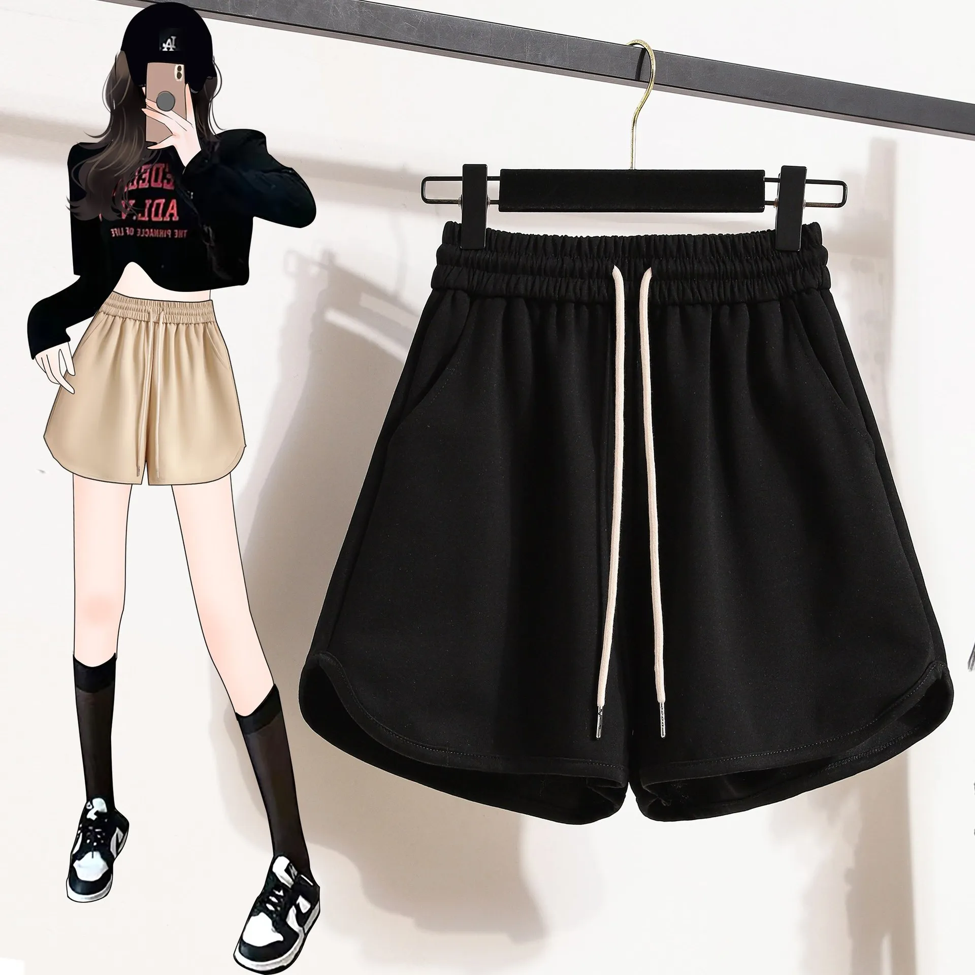 Lady Shorts Summer Wear Candy Color Choice Female Casual Sweatshots Korean Fashion Clothing For Women Comfortable Breathable Y2k