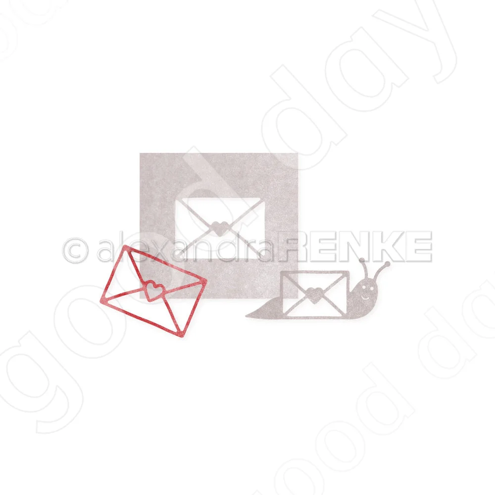 Металлические Вырубные штампы в виде конверта с улиткой украшение для альбома