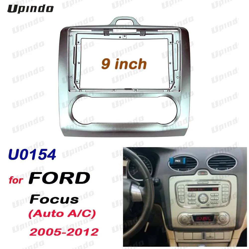 

Автомобильный радиоприемник 2 Din 9 дюймов, установка DVD GPS Mp5 ABS PC, пластиковый корпус для Ford Focus Auto A/C 2005-2012, комплект для приборной панели