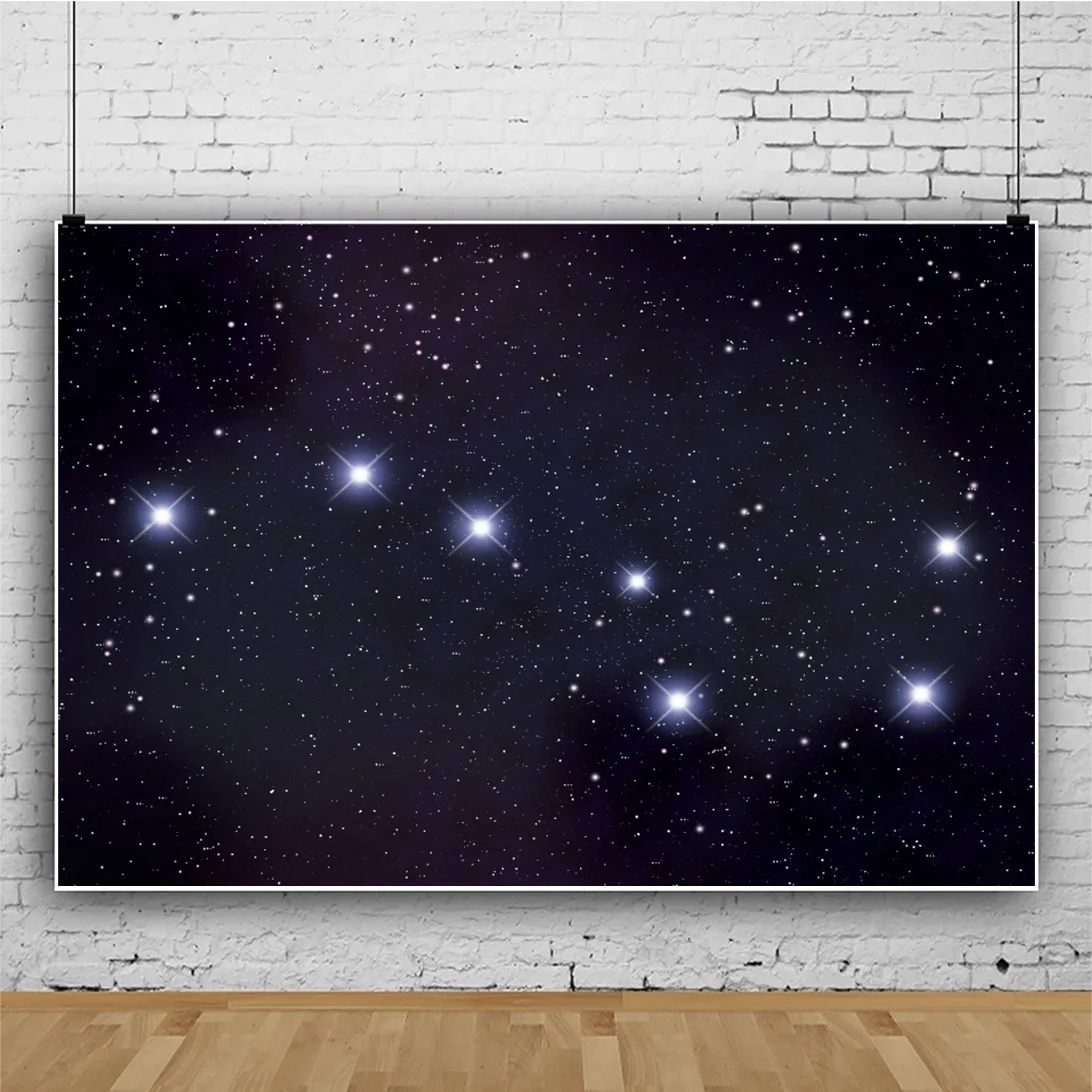 

Темная ночь галактика яркий большой Диппер портрет Фотографии Декор для фото фон студия фотосессия реквизит