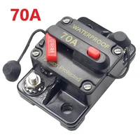 70a circuit breaker for boat trolling with manual reset surface mountwater proof ip6712v 48v dc surge protector