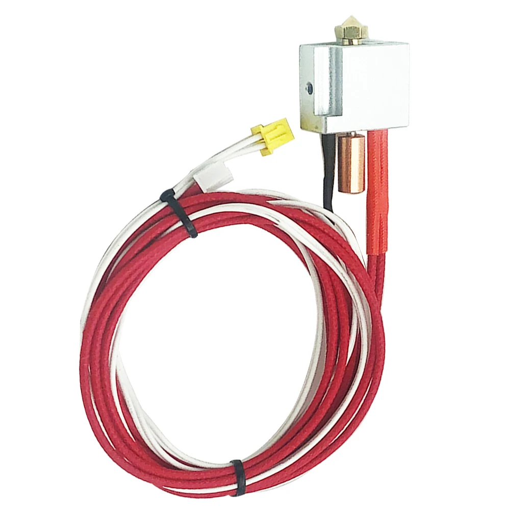 Оригинальная деталь для 3D-принтера FLSUN V400, 5 в 1, Hotend сопло, датчик температуры, нагревательный стержень, латунная печатающая головка, детали