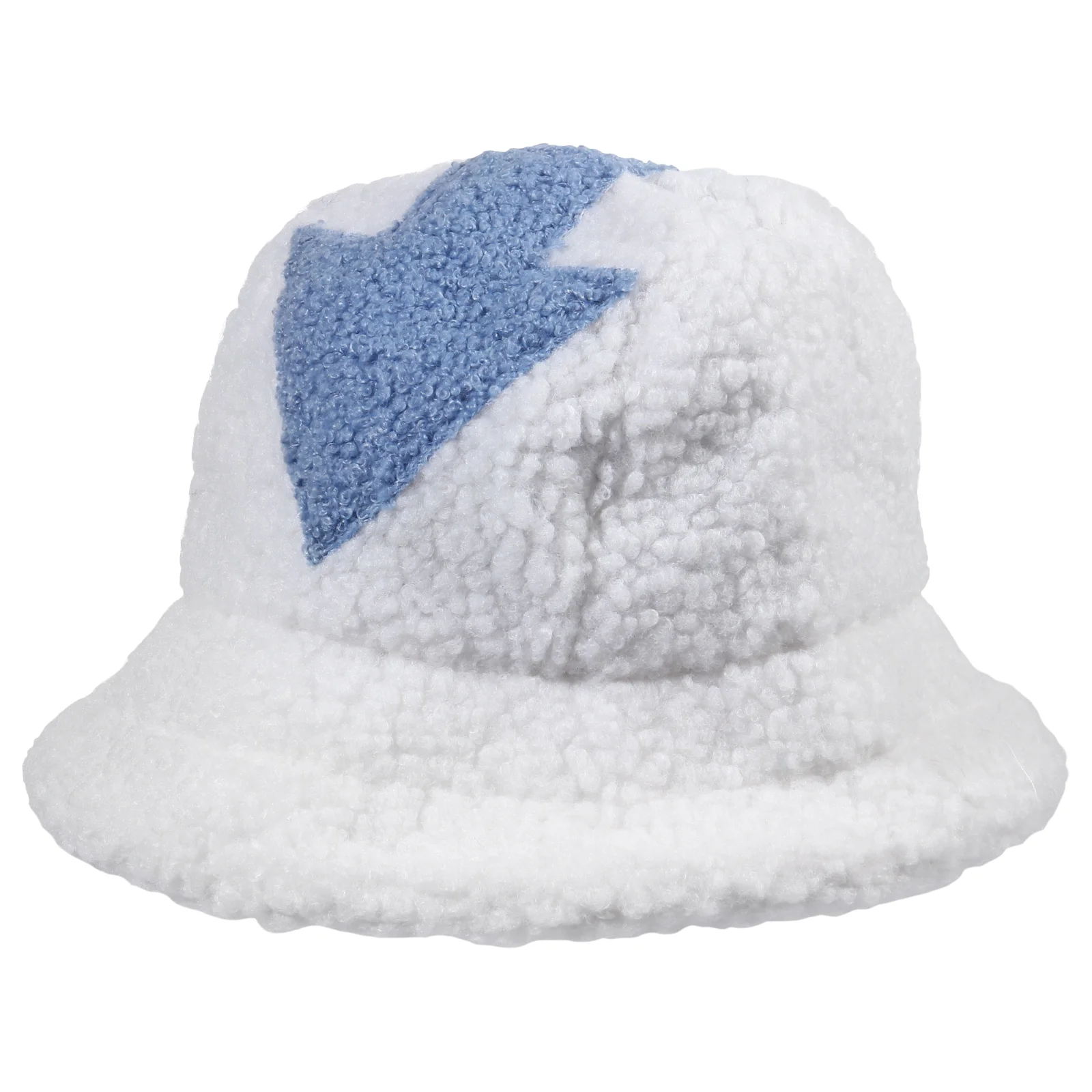 

Warm Fisherman Hat Autumn Berber Fleece Hat Arrow Pattern Bucket