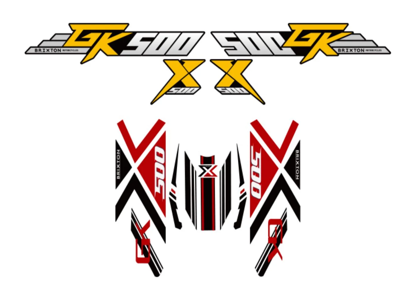 Наклейка на корпус Мотоцикла декоративная наклейка топливный бак Набор наклеек