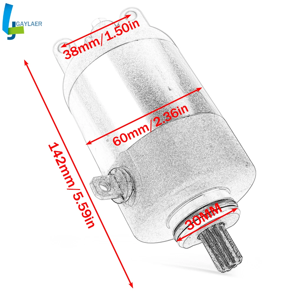 Электрический стартер мотоцикла для Yamaha MW125A Tricity MW125 MWS125 NXC125 XC125 Cygnus XN125 XN150 YP125 YP125E/R