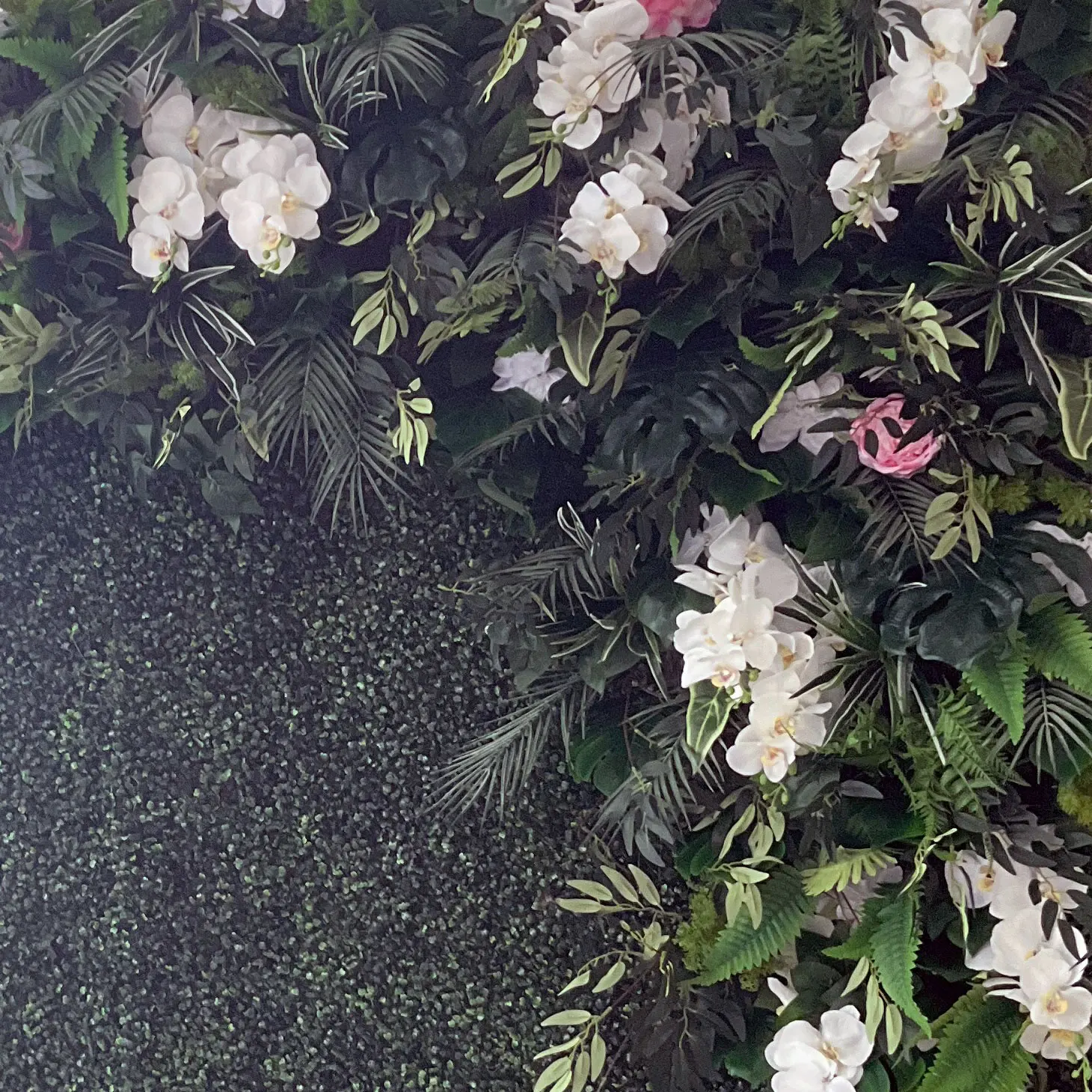 YuLiFlower новый дизайн цветочный фон 5D рулонная ткань задняя Цветочная стена с