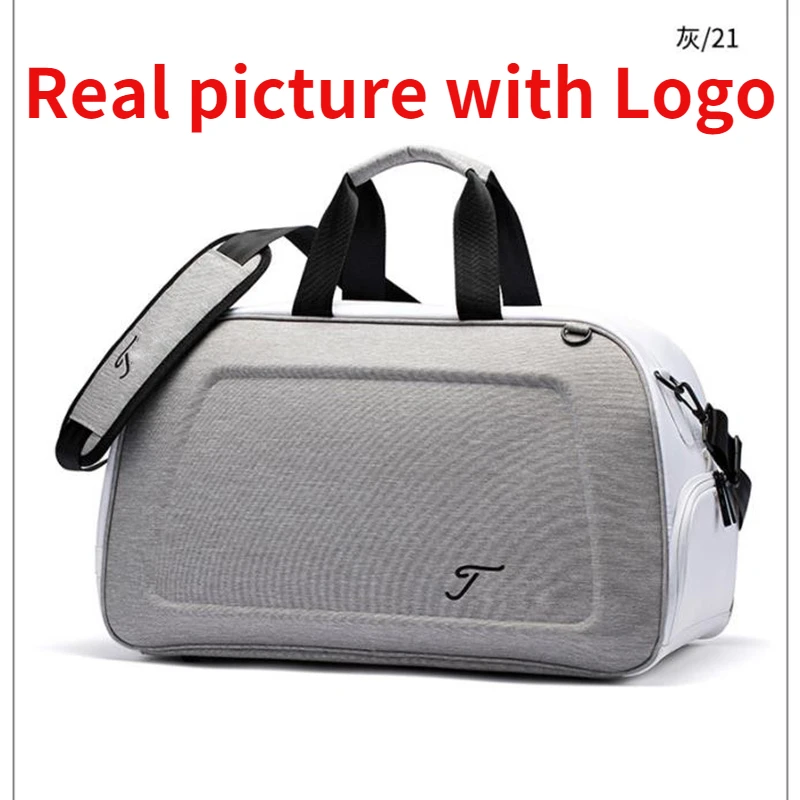 

Golf Handbag Package Boston Bag Gray Black Blue White Color Men Outdoor Sports Clothing Shoe Shoulder Bag