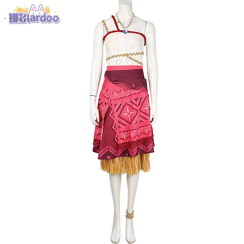 Моана Косплей Костюм Платье Униформа Хэллоуин Карнавальная Вечеринка Часть