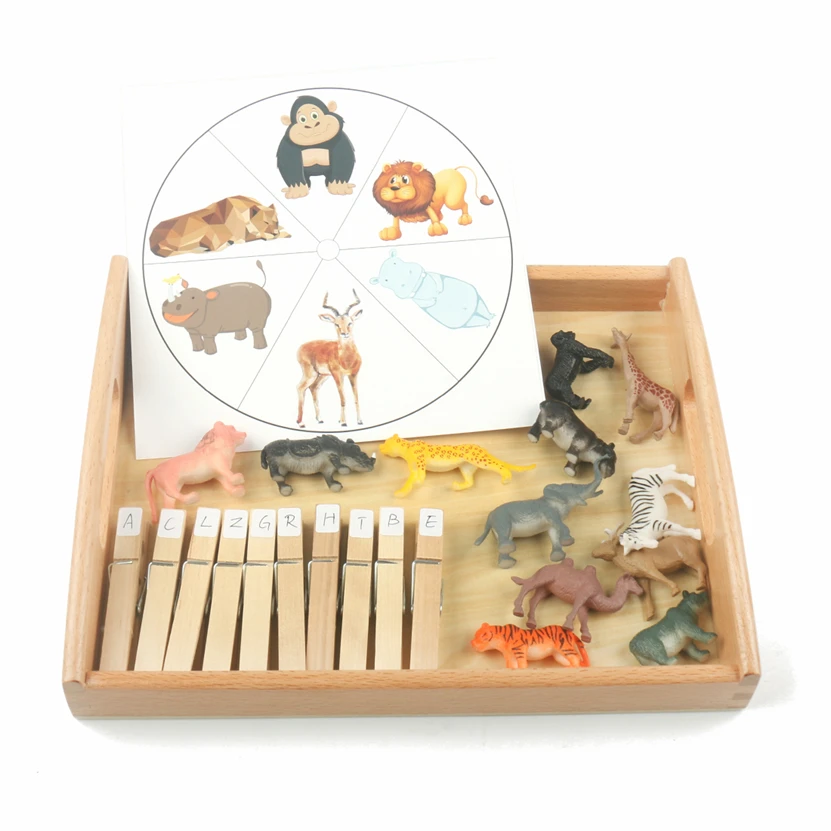 

Montessori Materials Animal Flash Cards Learning Eudcation Toys For Kids 2 To 4 Years Old Teaching Aid Children Gift D44Y