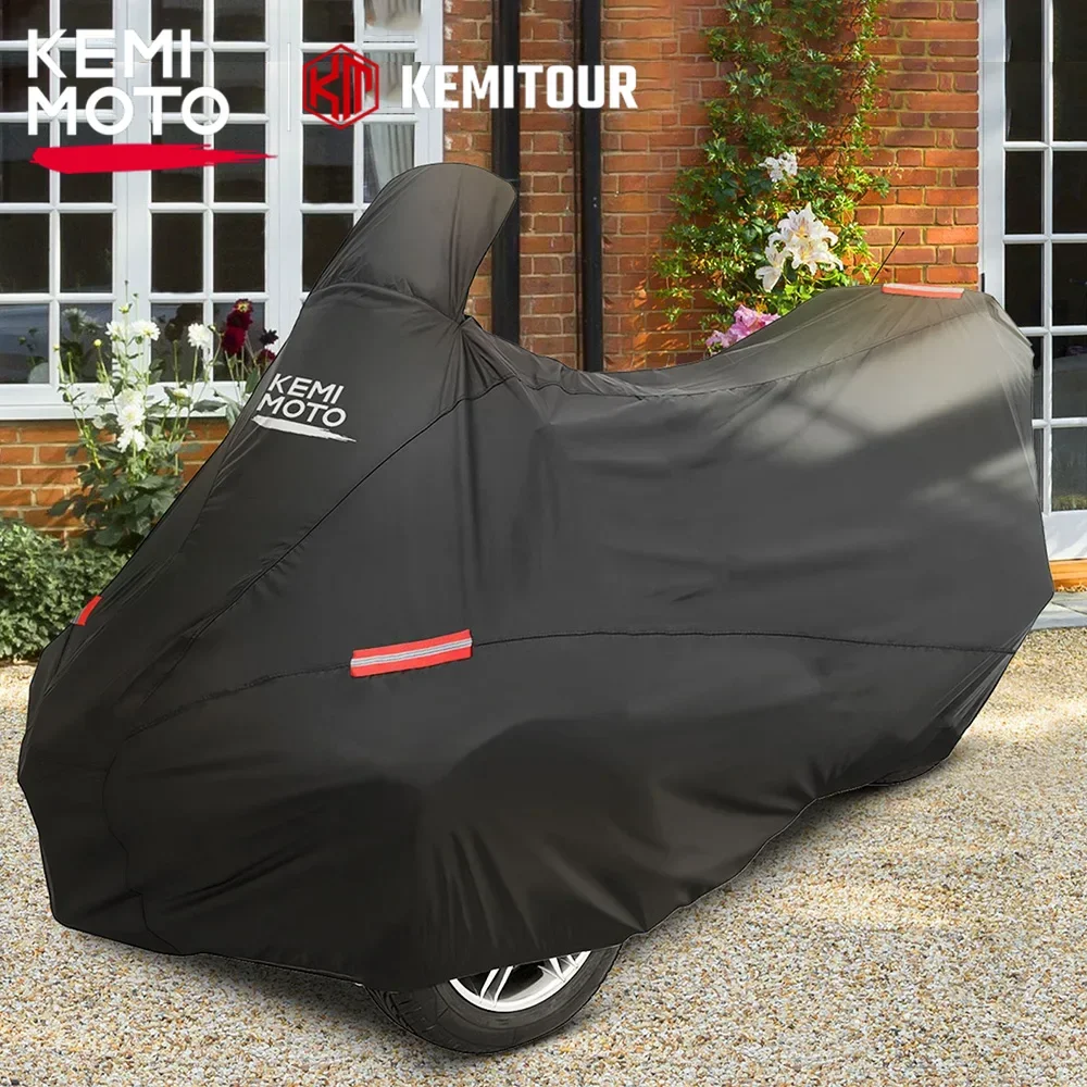 

210T Полный чехол для хранения автомобиля, пыленепроницаемый, устойчивый к атмосферным воздействиям, совместимый с Can-Am Spyder RT RT-S Limited 2010-2019