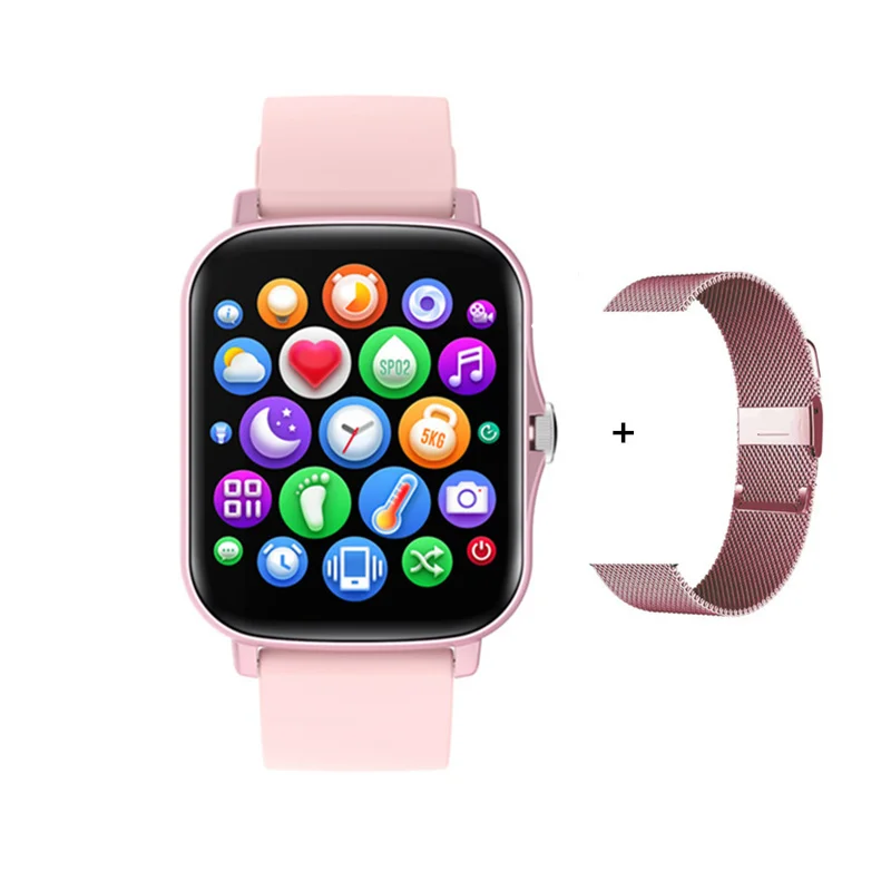 

Sport Smartwatch Heart Rate Monitor Blood Pressure Oxygen Custom Watchface Whatsapp Notification Fitness Ttracker Smart Watch