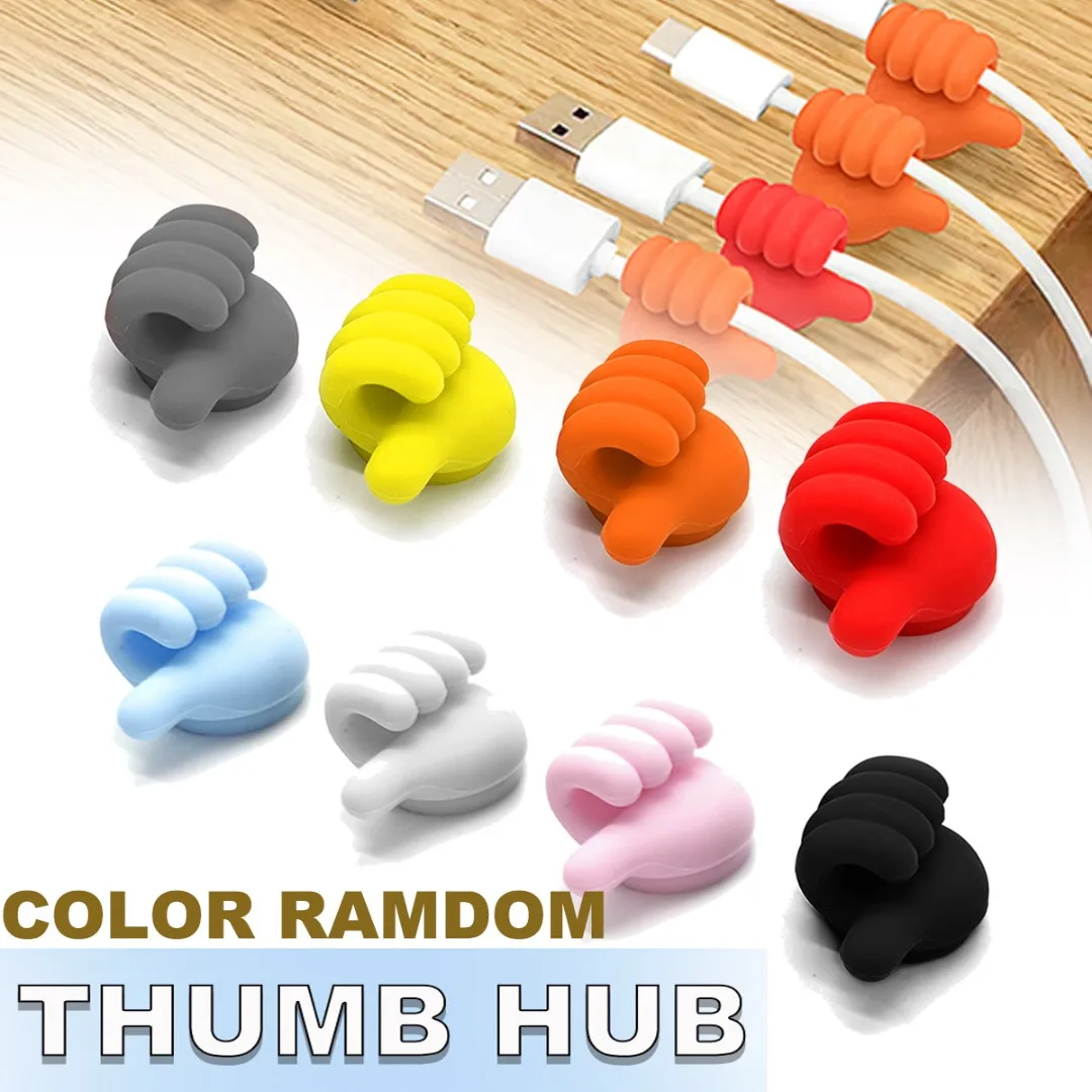 

1 шт. многофункциональный зажим-держатель креативные крючки для большого пальца практичный настенный органайзер для проводов держатели до...