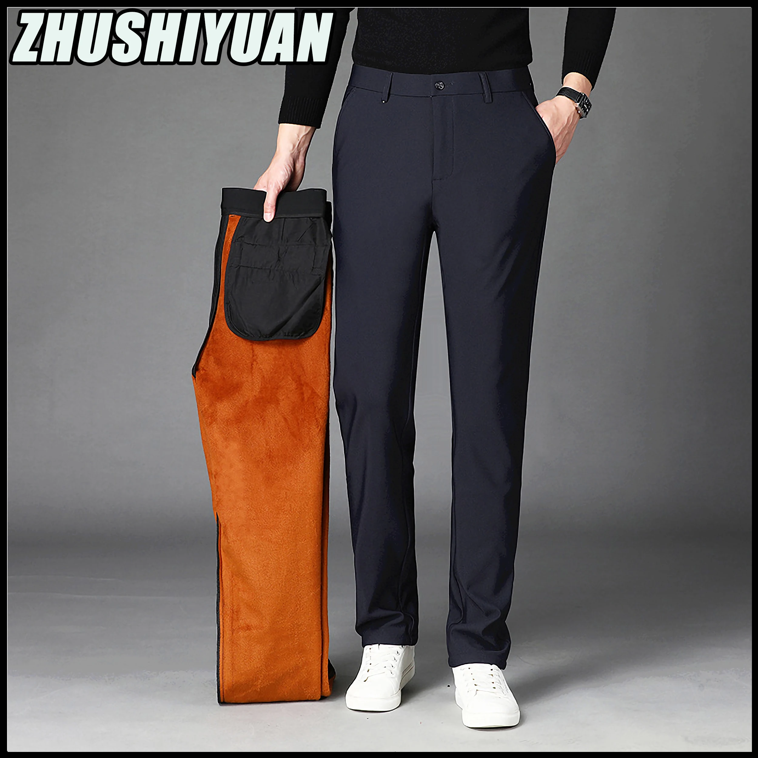 

Casual Pants For Men Clothes Pantalones Hombre Pantalon Homme Roupas Masculinas Informales Warm Designer Tuta Uomo Four Seasons