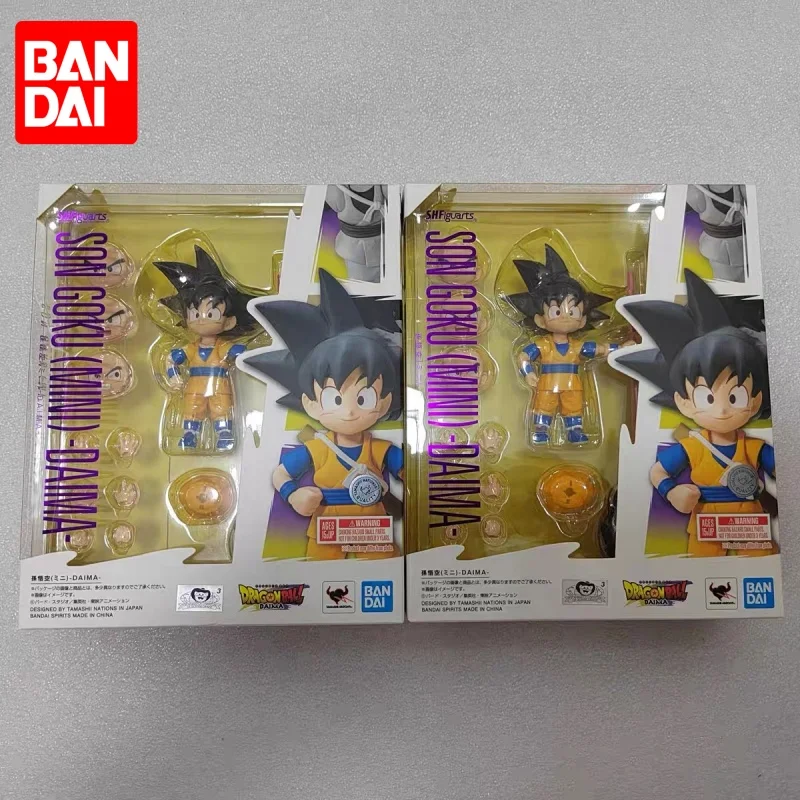 Bandai S.H.Figuarts Dragon Ball Daima Son Goku Mini 1/12 экшн-кукла Коллекционная аниме-фигурка Модель