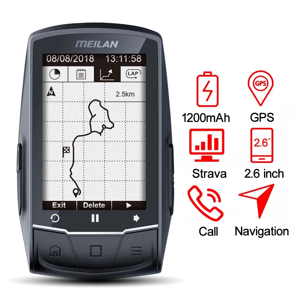 Велосипедный одометр Meilan M1 беспроводной GPS-трекер спидометр датчик частоты