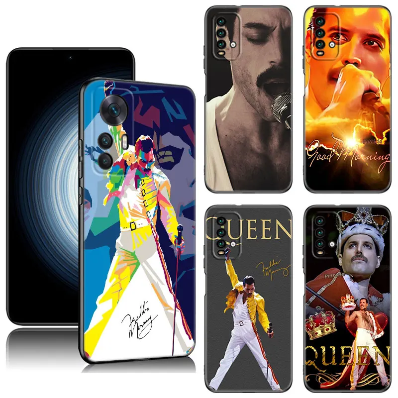 

Queen Freddie Mercury Phone Case For Xiaomi Redmi K40 K50 Gaming Note 5 6 K20 K60 Pro 7A 8A 9A 9C 9i 9T 10A 10C A1 A2 Plus Cover