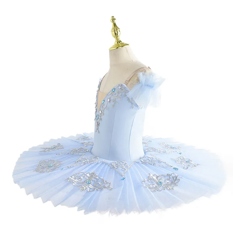 Профессиональная балетная пачка для девочек розовая синяя балерина