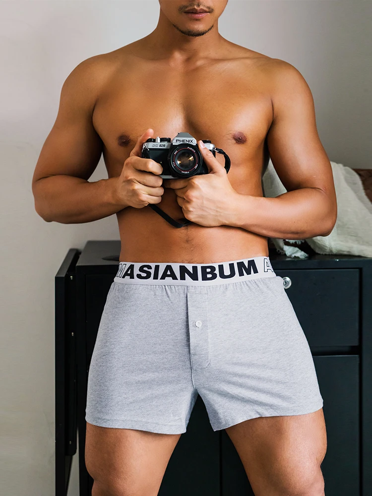 [Купить 3 шт. 89] Asianbum из чистого хлопка модные удобные простые свободные домашние