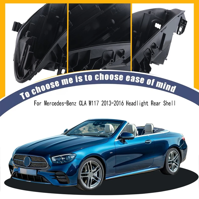 Крышка основания автомобильной фары для Mercedes-Benz CLA W117 2013-2016 задняя фара