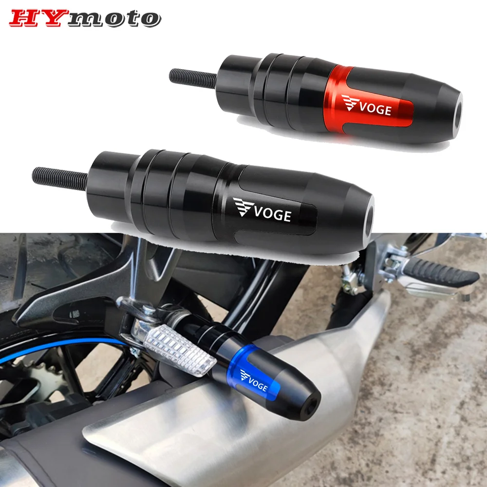 

С логотипом для Loncin Voge 300ac 200ac 500r 500ds мотоциклетные CNC алюминиевые аксессуары аварийные прокладки выхлопные ползунки защита рамы
