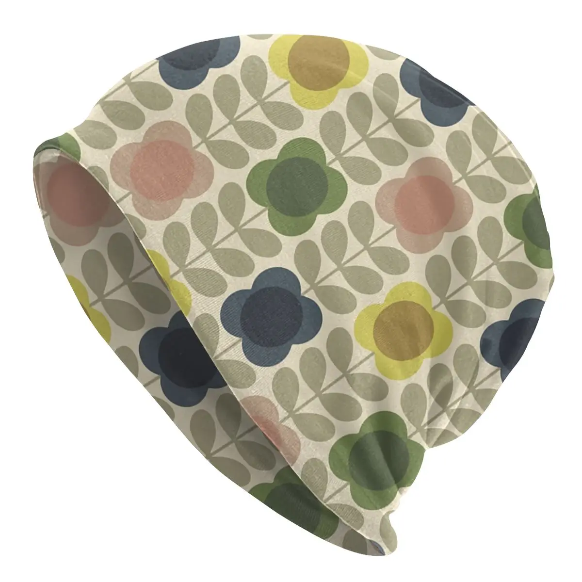 

Летняя шапочка Orla Kiely с цветами, Мужская шапочка с напуском, модная шапка, Скандинавский узор, лыжные шапочки, шапочки, шапка