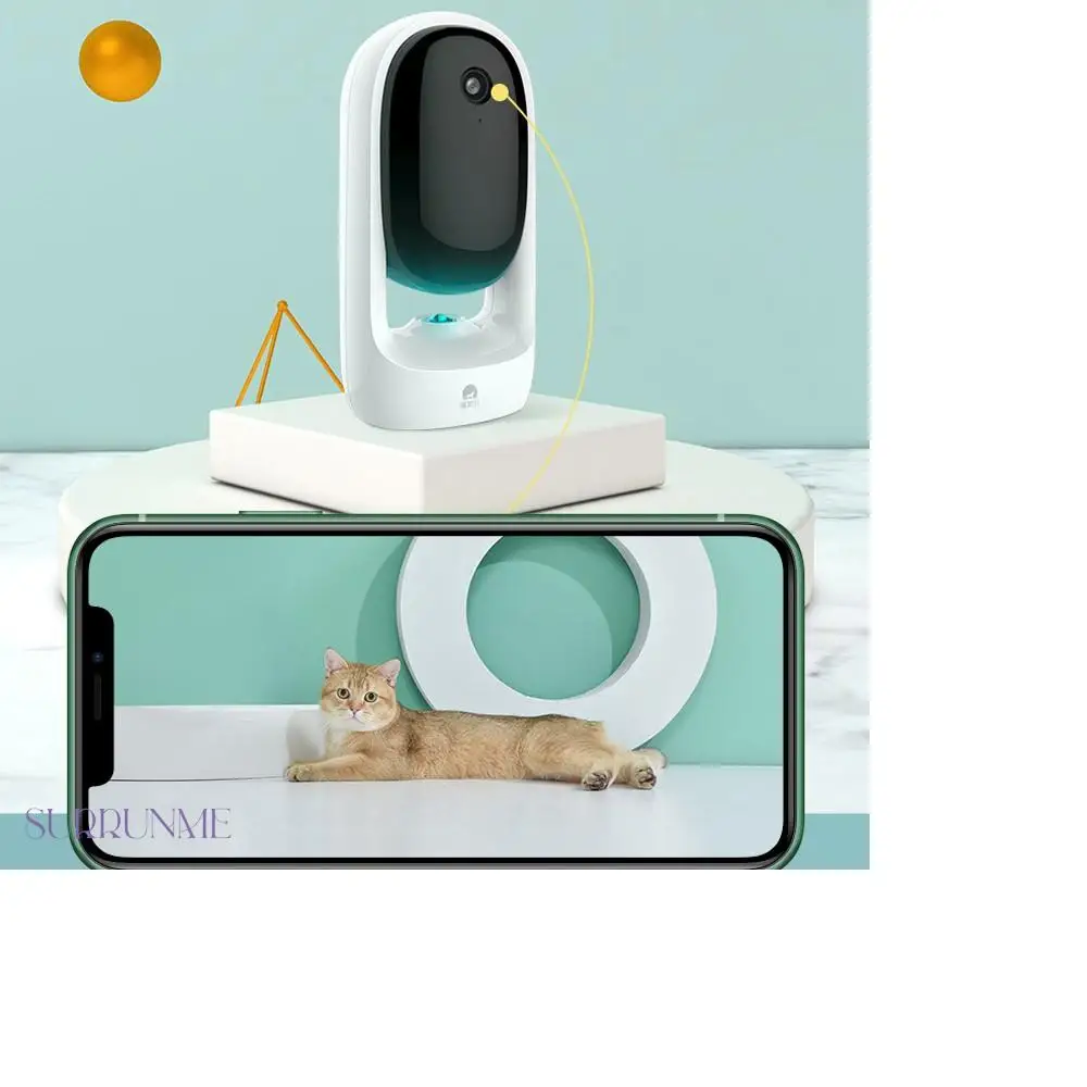 

Automatic Laser Cat Teaser Smart Toy 1080p HD Video Voice Security Camera For Home Pet Monitor Infrared Laser Funny Cat Product