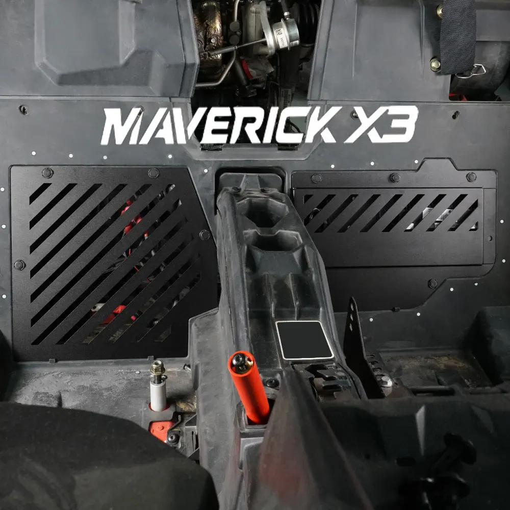 

UTV ECU And Battery Cover Kit For Can Am Maverick X3 RR 4x4 XDS/XMR/XRC/XRS Turbo DPS 2020 Laser Cutting Accessories Alumiunm