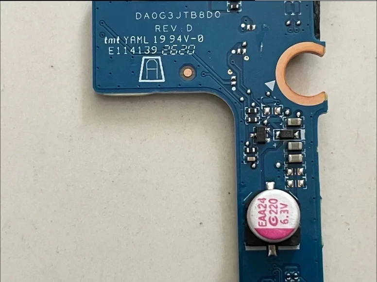 Оригинальная плата кнопки питания для HP 6 16-A маленькая USB-плата DA0G3JTB8D0 TPN-Q241 100%