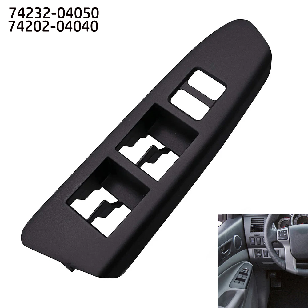 

Control Panel Cover Window Switch Panel Car Interior Parts Bezel Trim For PRE For RUNNER Left Front Door Switch