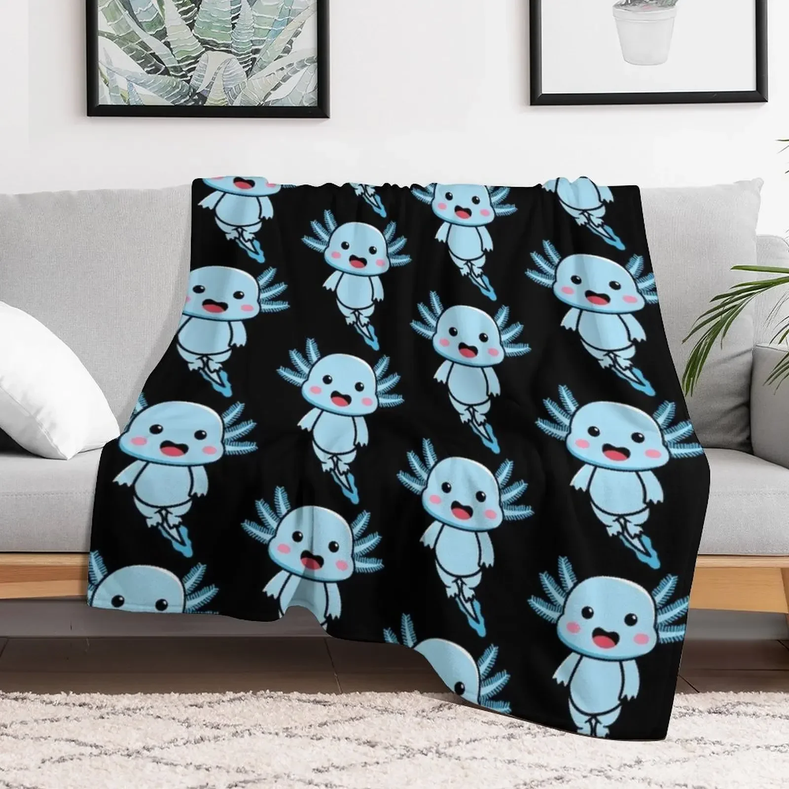 Копия axoltol- reptile axoltl плед одеяло подвижные диваны одеяла