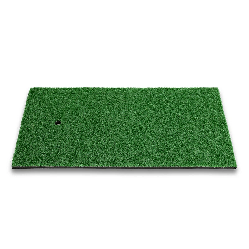 

Outdoor Putter Grass Pad Golf Swing Exerciser Mat Multi-Function with Tee Holder