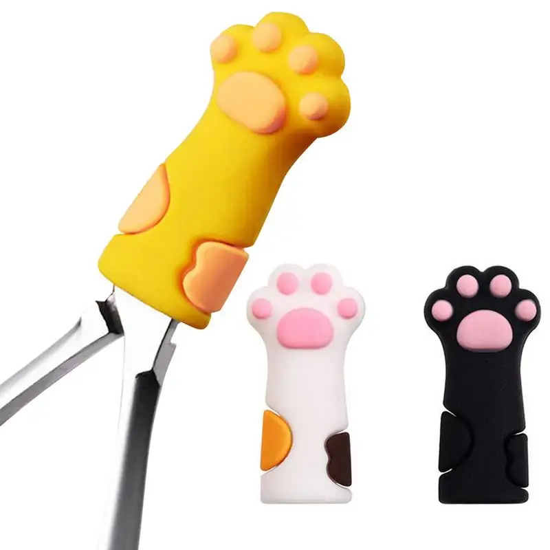 

3Pcs/set Cat Paw Protective Cover For Cuticle Nail Nipper Clipper Claw Anti-fall Cover Nails Art Tweezer Dead Skin Scissors Case