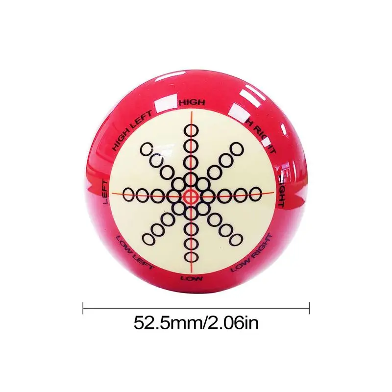 Odbijanie bilardowe z kulkami oznaczonymi Czerwono-biały trening dla początkujących Piłka bilardowa Trening stołu Standardowy basen Pro Kij