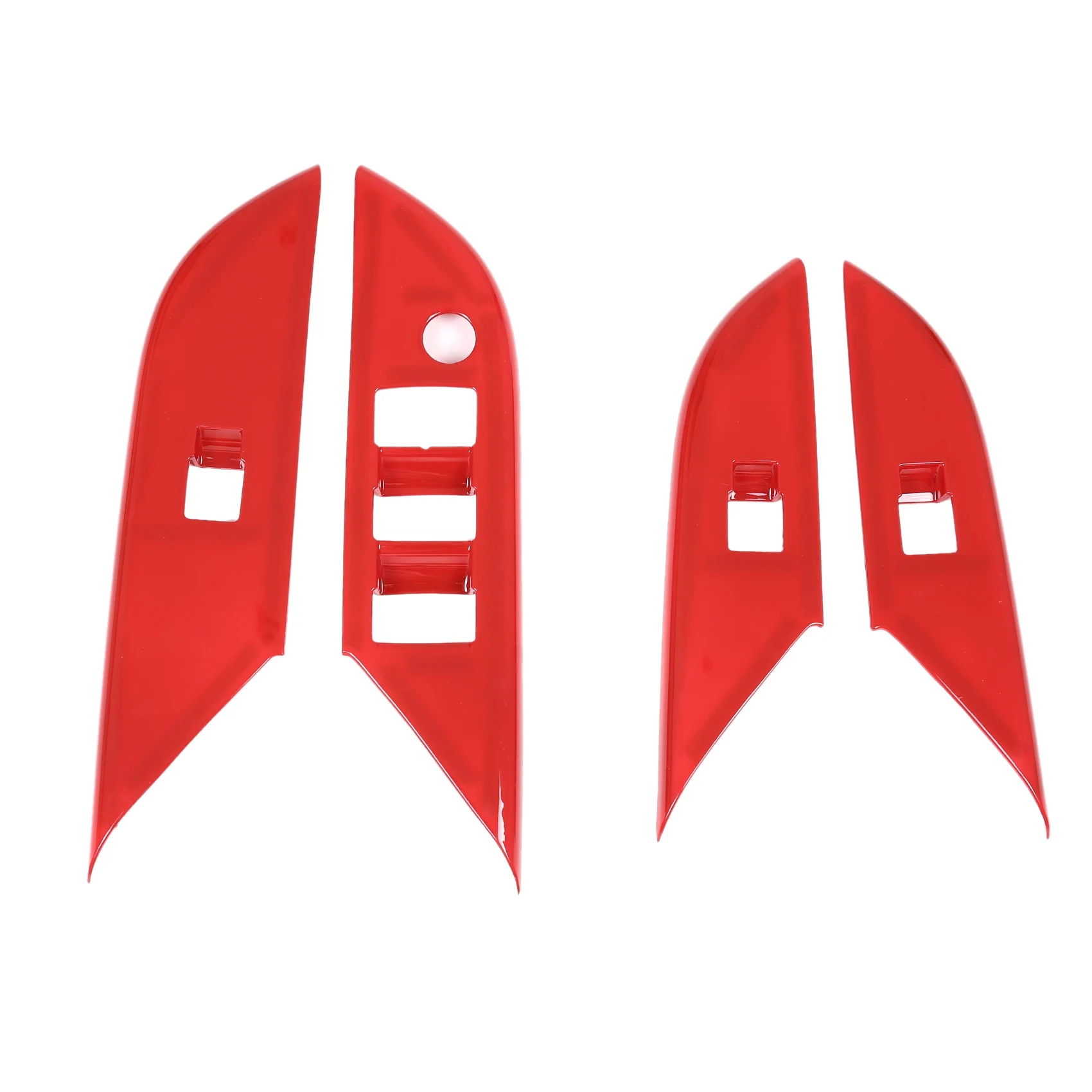 

Для Toyota Hilux 2015-2021 накладка на панель автомобильной двери, подъемный подлокотник, отделка, Стайлинг автомобиля, красный